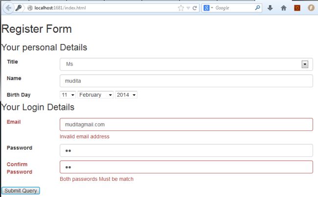 Display All Validation